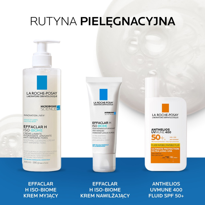 La Roche-Posay Effaclar H Iso-Biome Krem myjący, 390 ml