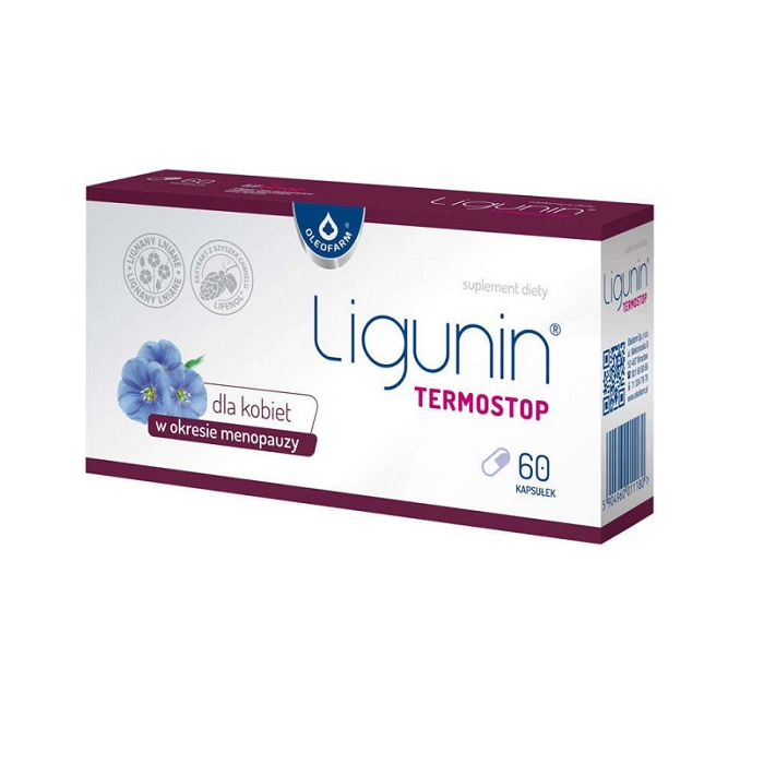 Ligunin Thermostop, Preparat łagodzący objawy menopauzy, Kapsułki