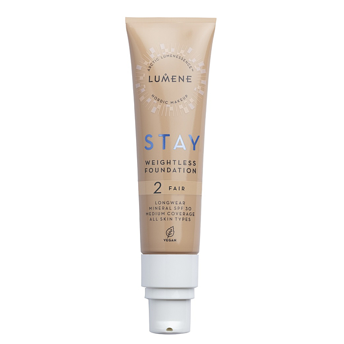 Lumene Stay Lekki długotrwały podkład SPF 30, 2 Fair