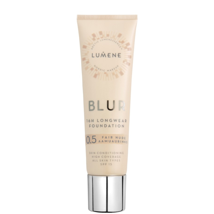 Lumene Blur Długotrwały podkład 16h SPF15, 0.5 Fair Nude