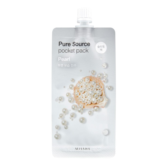Missha Pure Source Pocket Pack Maska na noc, Pearl