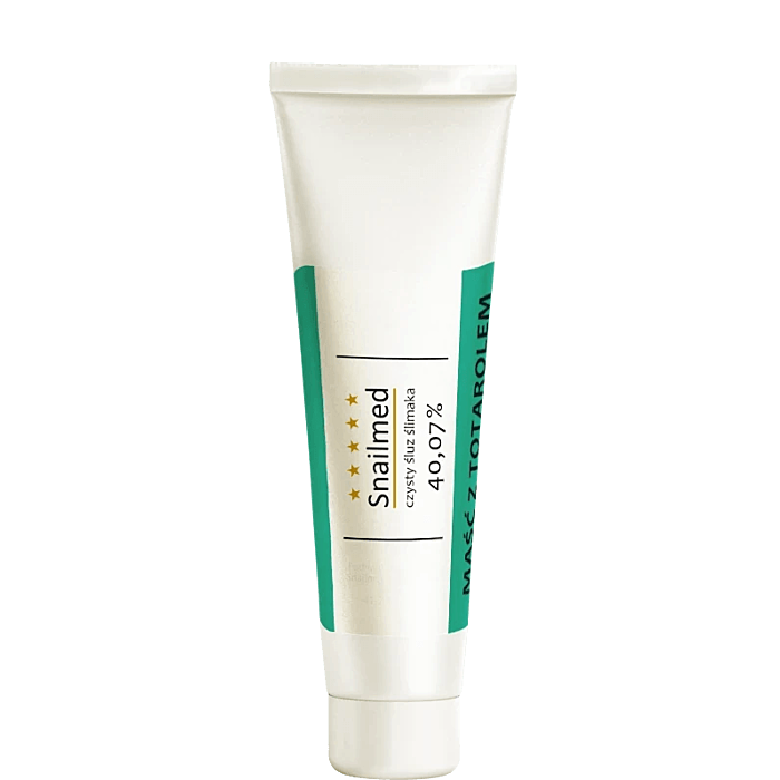 Snailmed Przeciwtrądzikowa maść ze śluzem ślimaka i totarolem, 30 ml