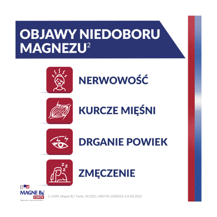 Magne B6 Forte 100mg+10mg, 60 tabl. powl.