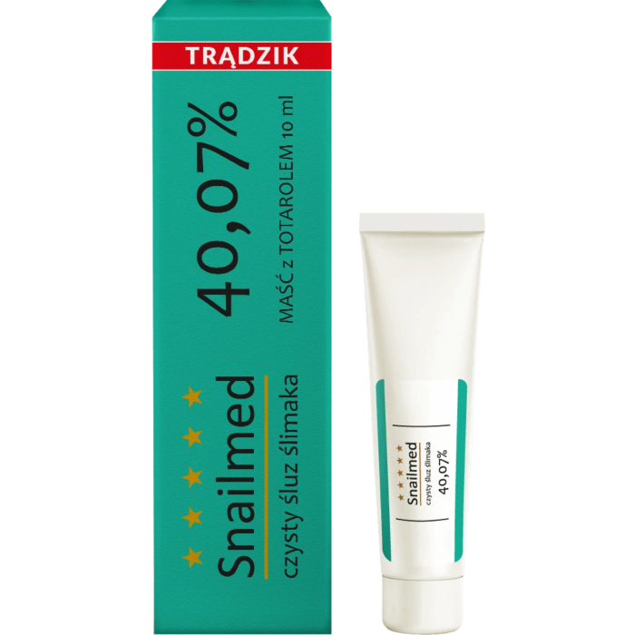 Snailmed Przeciwtrądzikowa maść ze śluzem ślimaka i totarolem, 10 ml