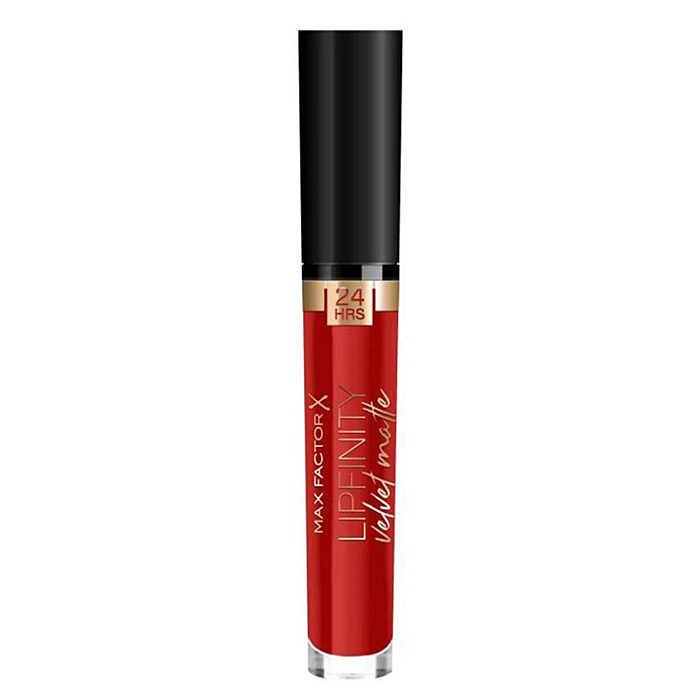 Max Factor Lipfinity Velvet Matte Matowa pomadka do ust, 025 Red Luxury