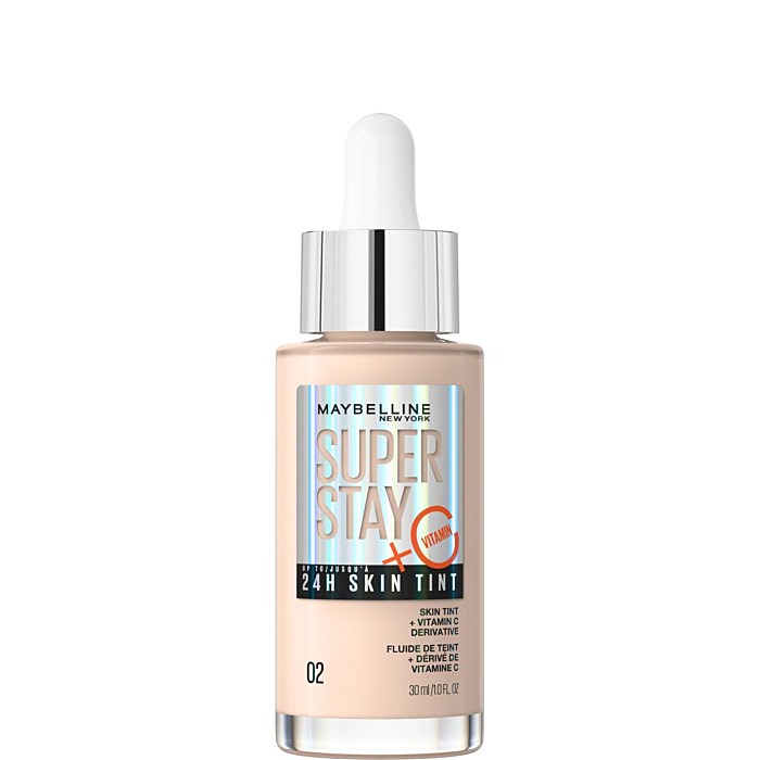 Maybelline Super Stay 24H Skin Tint Długotrwały podkład rozświetlający 02