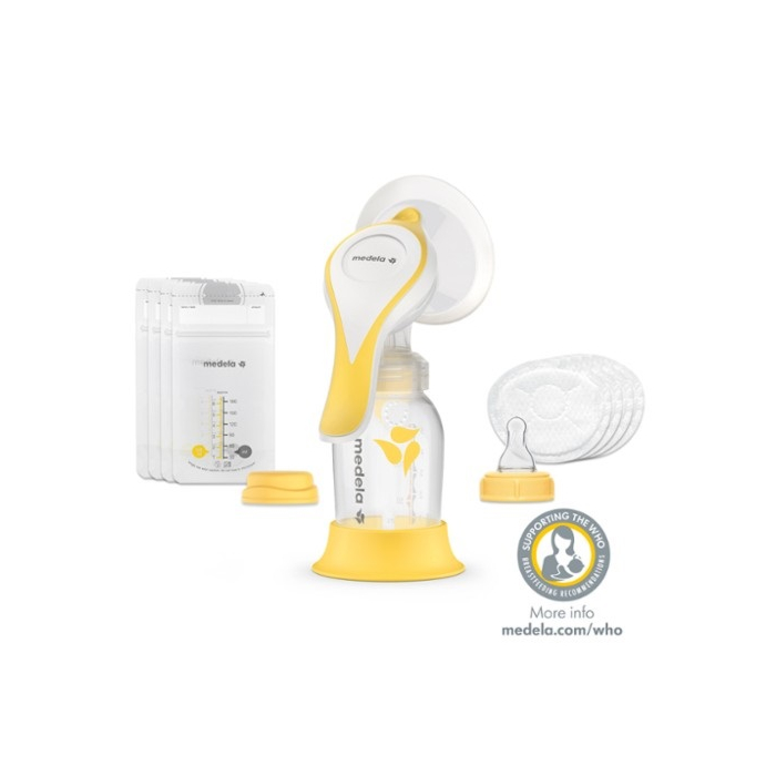 Medela Harmony Flex Laktator Ręczny Zestaw Podstawowych Akcesoriów