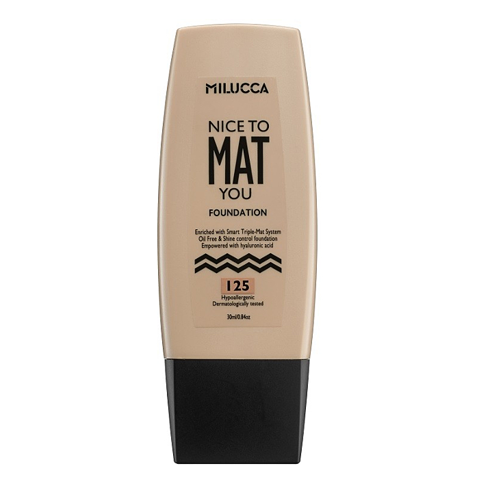 Milucca Nice To Mat You Matujący podkład do twarzy, 125