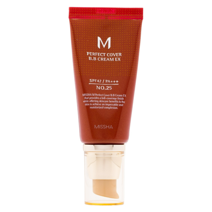 Missha M Perfect Cover Krem BB SPF 42 PA+++ Warm Beige No 25