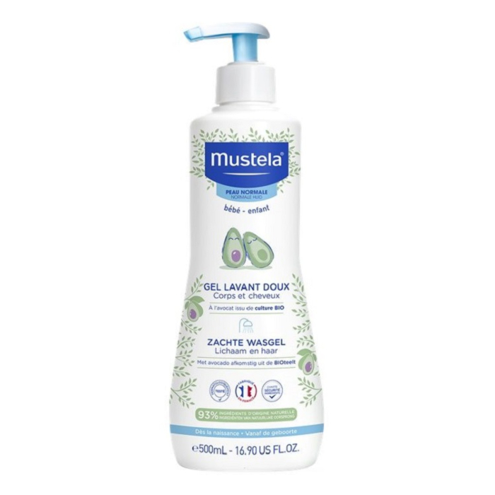 Mustela Bebe Delikatny żel do mycia, 500 ml