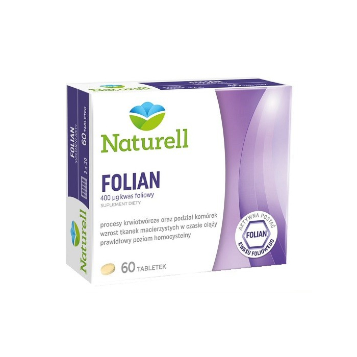 Naturell Folian, Tabletki