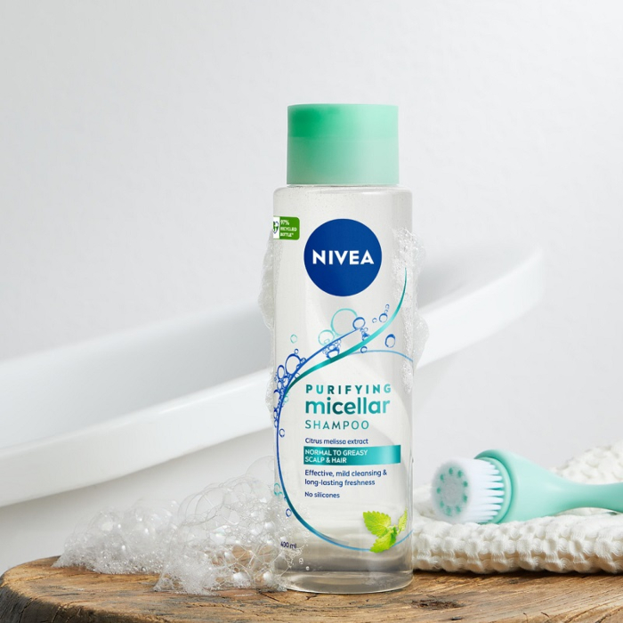 Nivea Hair Care Głęboko Oczyszczający Szampon Micelarny