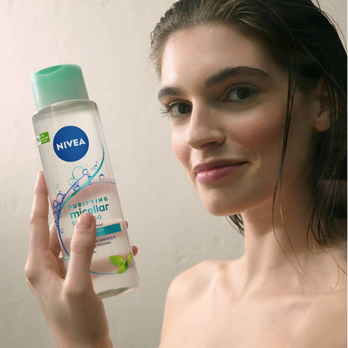 Nivea Hair Care Głęboko Oczyszczający Szampon Micelarny