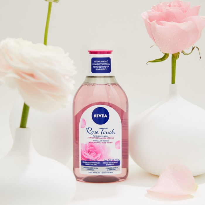 Nivea Rose Touch Płyn micelarny z organiczną wodą różaną