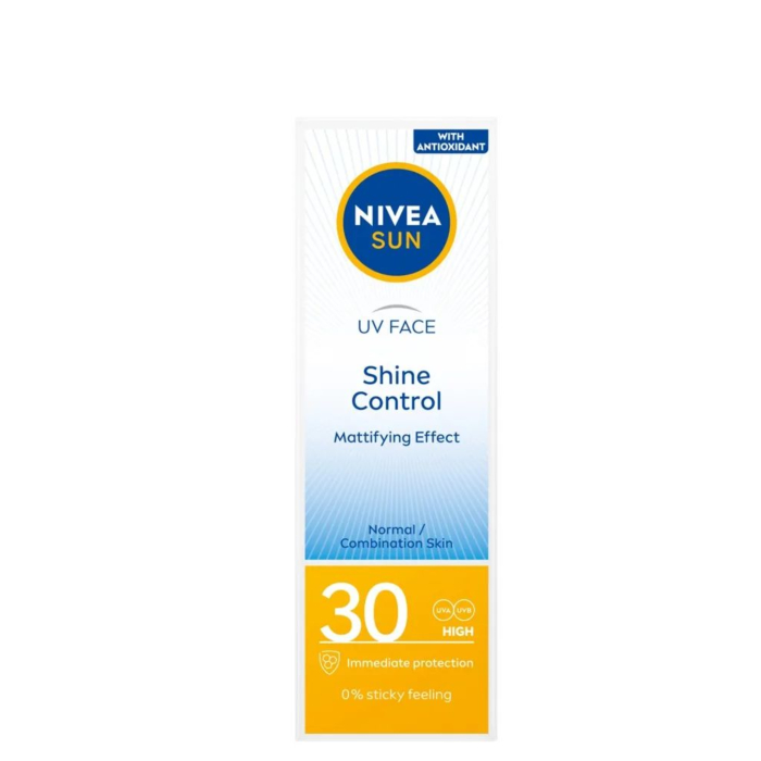 Nivea Sun Face Shine Control SPF30 Krem do twarzy z wysoką ochroną 