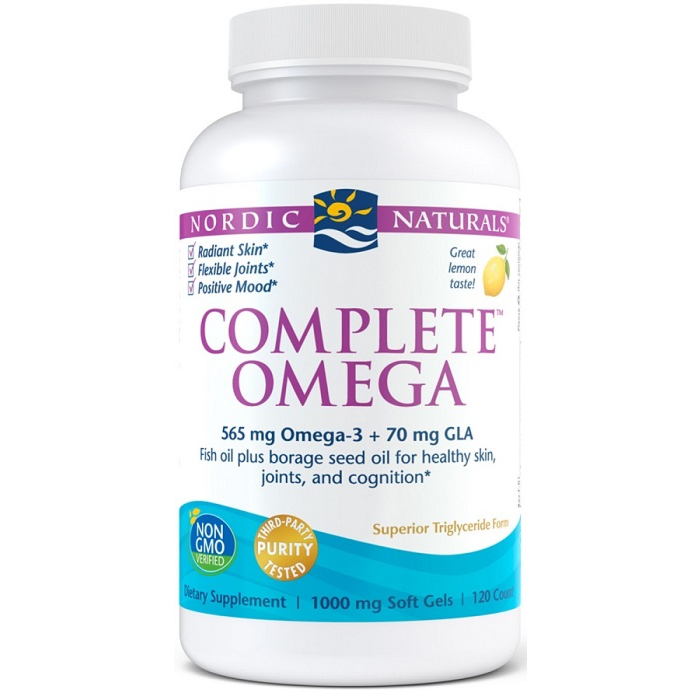Nordic Naturals Complete Omega 1270 mg, Smak cytrynowy, Kapsułki