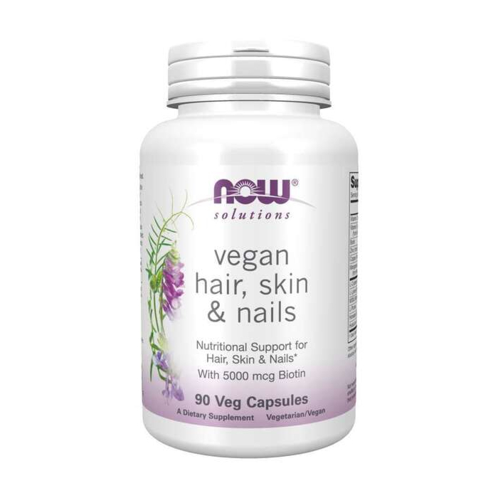Now Foods Vegan Hair Skin & Nails, kapsułki