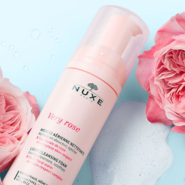 Nuxe Very Rose Oczyszczająca pianka micelarna