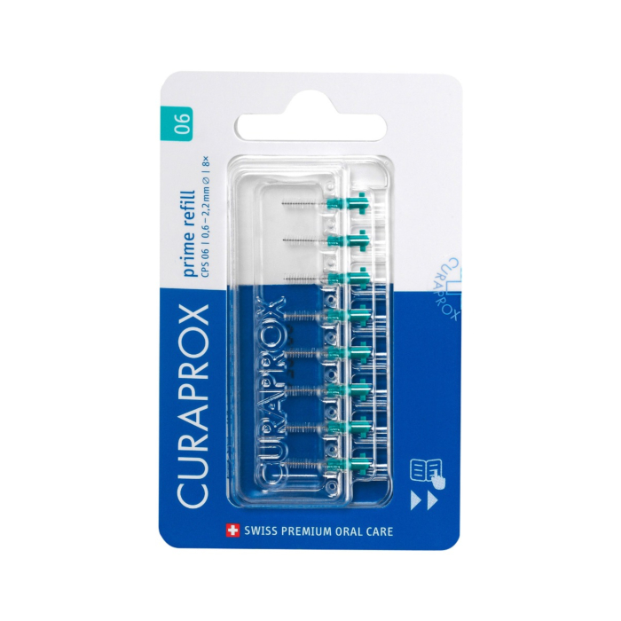 Curaprox CPS 06 Prime Refill - szczoteczki międzyzębowe 8 szt.