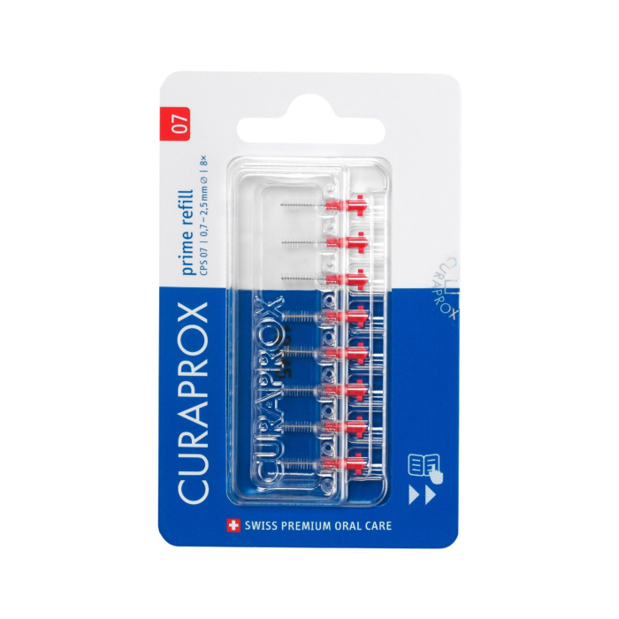 Curaprox CPS 07 Prime Refill - szczoteczki międzyzębowe 8 szt.