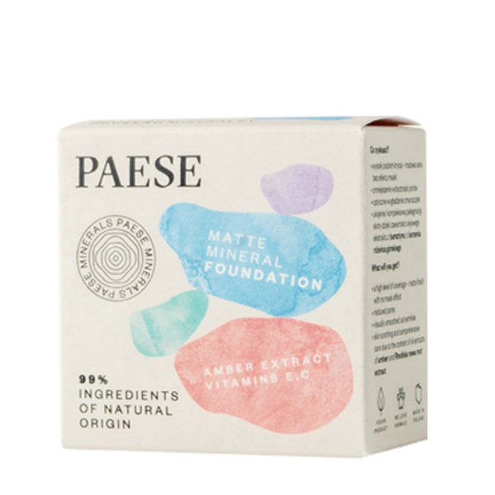 Paese Minerals Mineralny podkład matujący 100N Light Beige