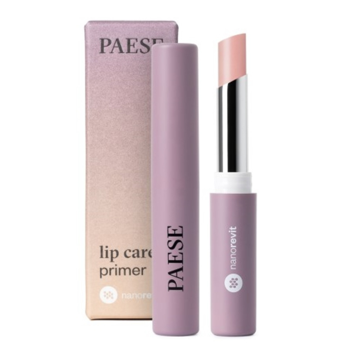Paese Nanorevit Lip Care Primer Pielęgnująca pomadka do ust Light Pink 40