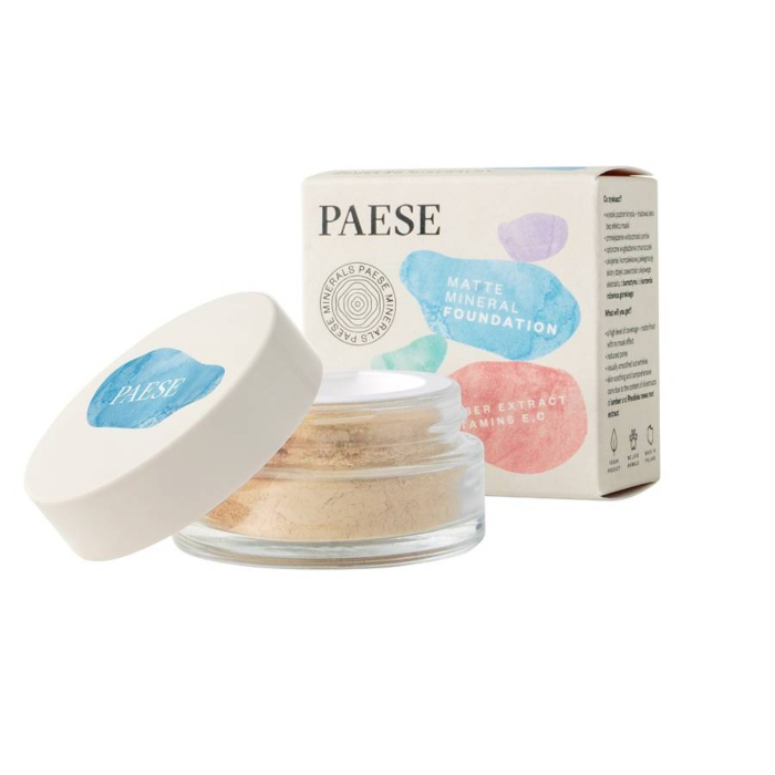 Paese Minerals Mineralny podkład matujący 102W Natural
