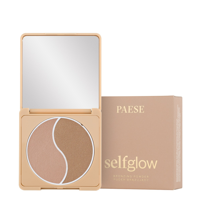 Paese Self Glow Puder brązujący, Light