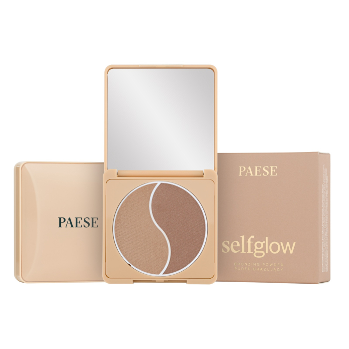 Paese Self Glow Puder brązujący, Medium