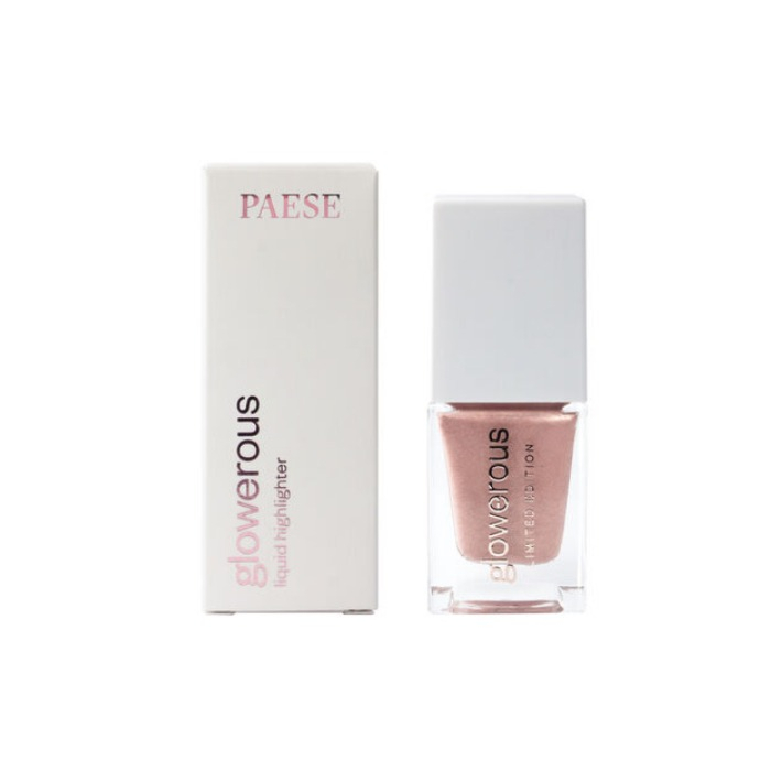 Paese Glowerous - Płynny rozświetlacz Sparkle Rose 16ml