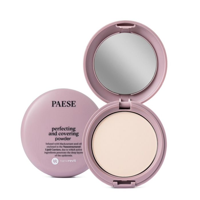 Paese Nanorevit Upiększająco-kryjący puder do twarzy, 01 Ivory