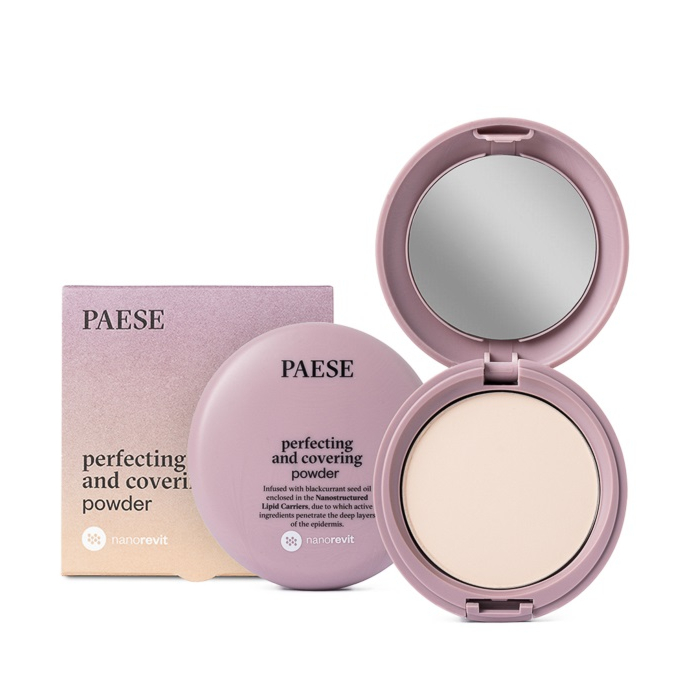 Paese Nanorevit Upiększająco-kryjący puder do twarzy, 01 Ivory