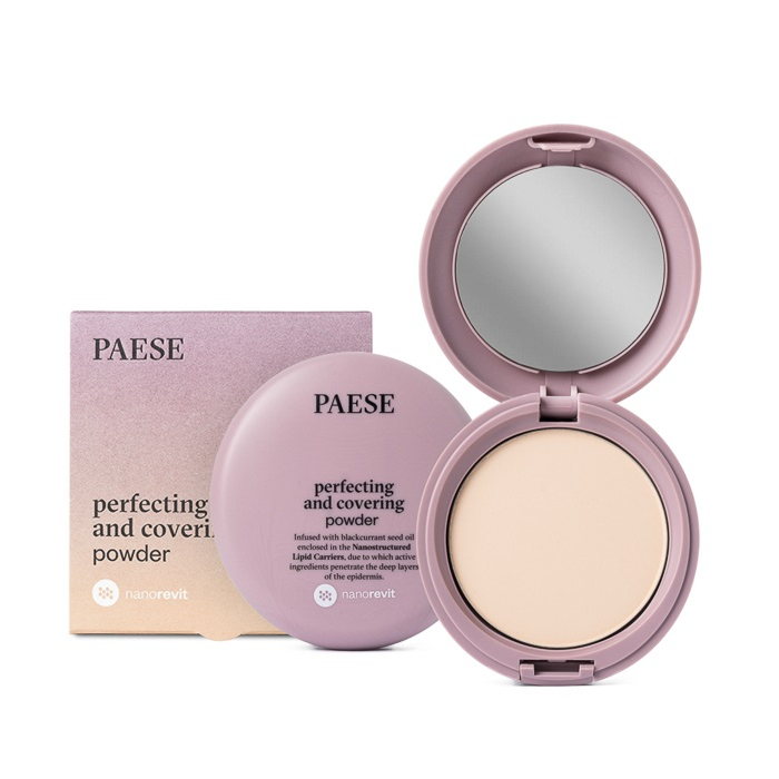 Paese Nanorevit Upiększająco-kryjący puder do twarzy, 02 Porcelain