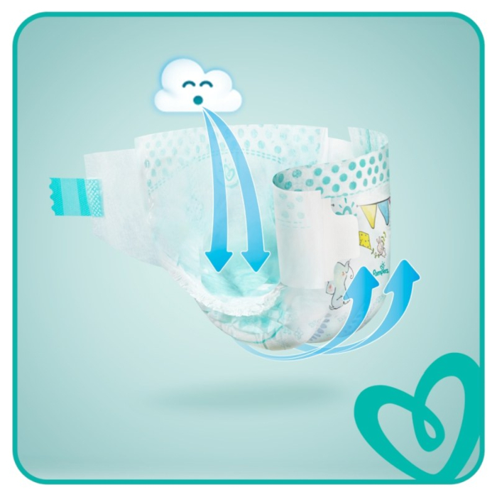 Pampers Active Baby Pieluchy (4+) Maxi Plus, 54 szt.