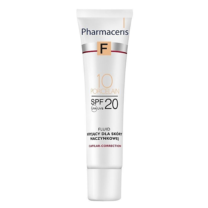 Pharmaceris F Fluid kryjący do cery naczynkowej 10 Porcelain