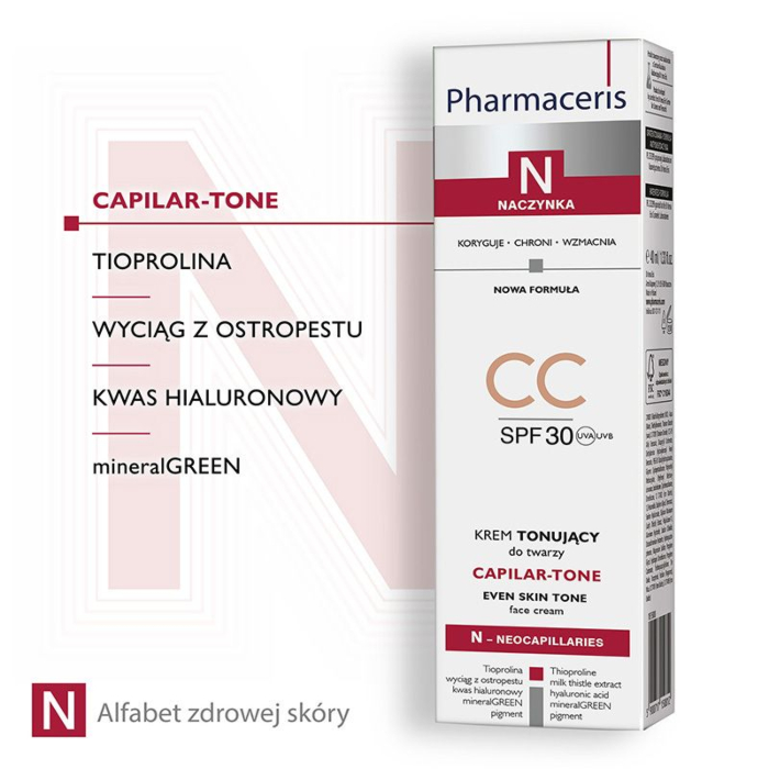 Pharmaceris N Capilar-Tone Krem Tonujący CC SPF30