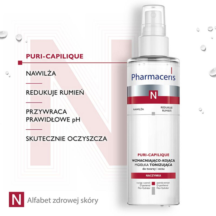 Pharmaceris N Puri Capilique Delikatny tonik-mgiełka wzmacniający naczynka