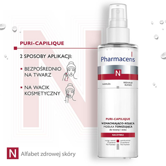 Pharmaceris N Puri Capilique Delikatny tonik-mgiełka wzmacniający naczynka