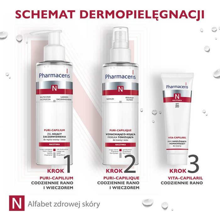 Pharmaceris N Puri Capilique Delikatny tonik-mgiełka wzmacniający naczynka