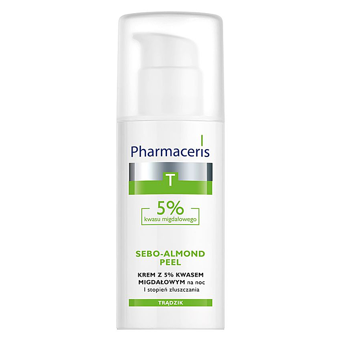 Pharmaceris T Sebo-Almond Peel Krem na noc z 5% kwasem migdałowym