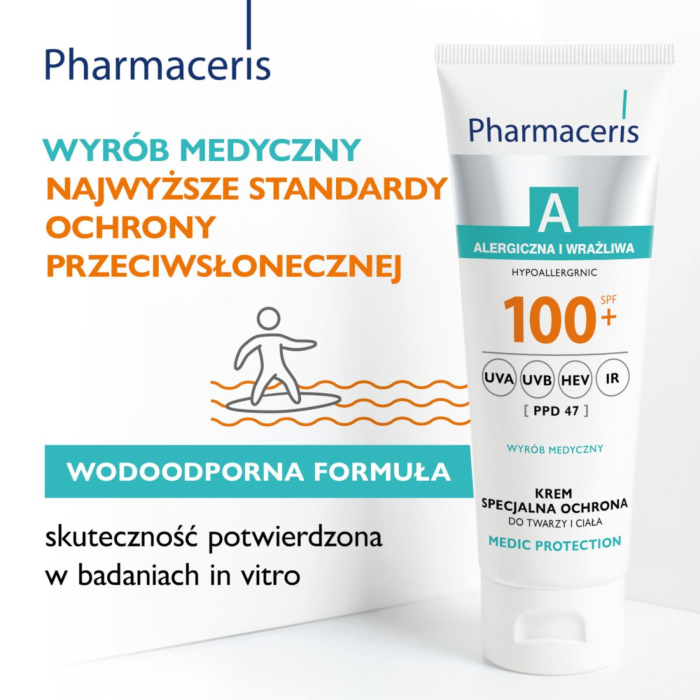 Pharmaceris A Medic Protection Krem specjalna ochrona twarzy i ciała SPF100+