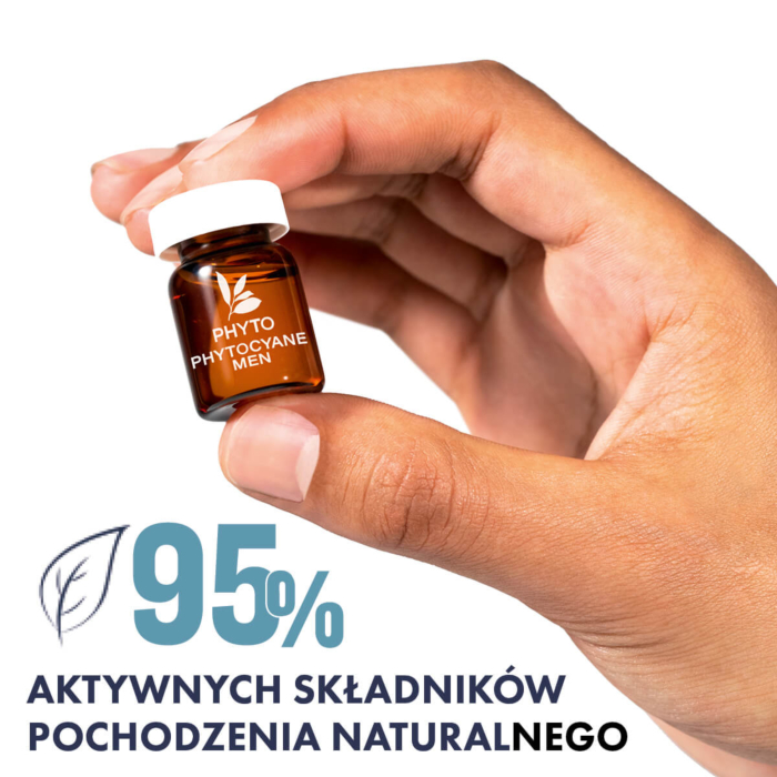 Phyto Phytocyane Kuracja przeciw wypadaniu włosów dla mężczyzn, 12x5 ml