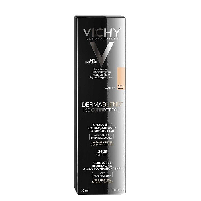 Vichy Dermablend 3D Correction podkład wyrównujacy powierzchnię skóry 20