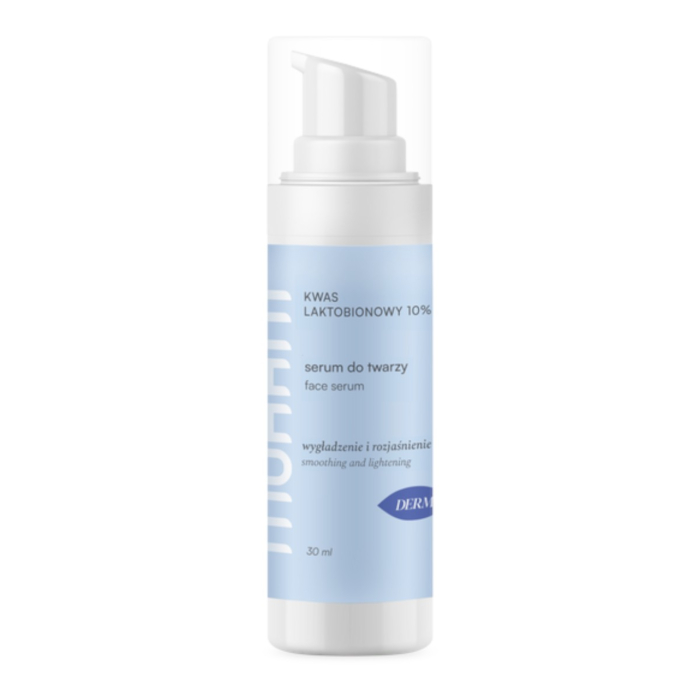 Mohani Rozjaśniające serum do twarzy z Kwasem Laktobionowym 10%