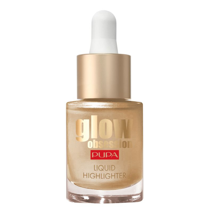 Pupa Glow Obsession Rozświetlacz w płynie Metallic Effect 100 Sunrise