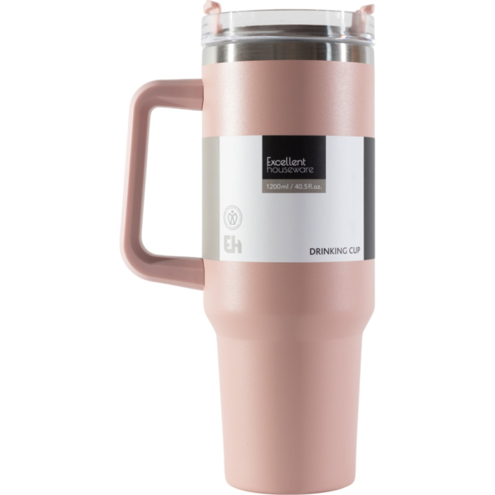 Kubek XXL z uchwytem, styl retro outdoor, 1200 ml