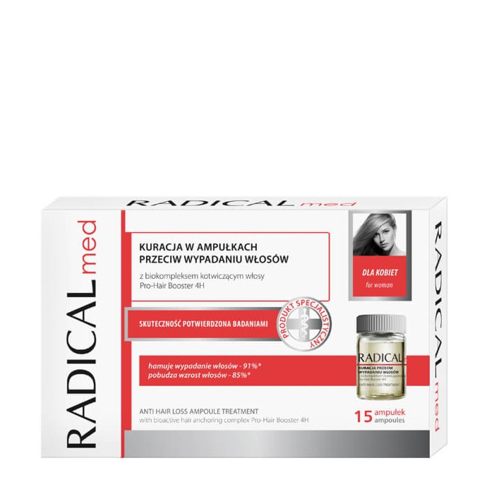 Radical Med Kuracja w ampułkach przeciw wypadniu włosów dla kobiet