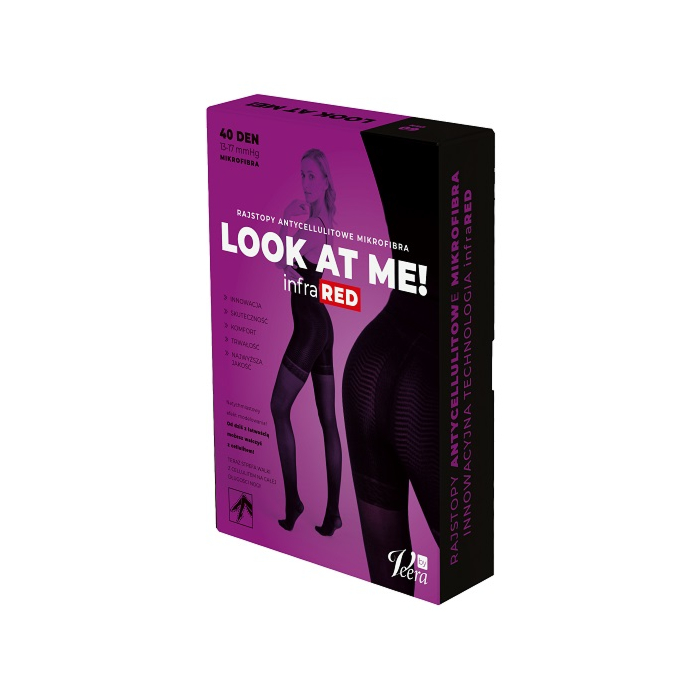 Veera Look At Me InfraRED Rajstopy antycellulitowe z mikrofibry, rozm. M