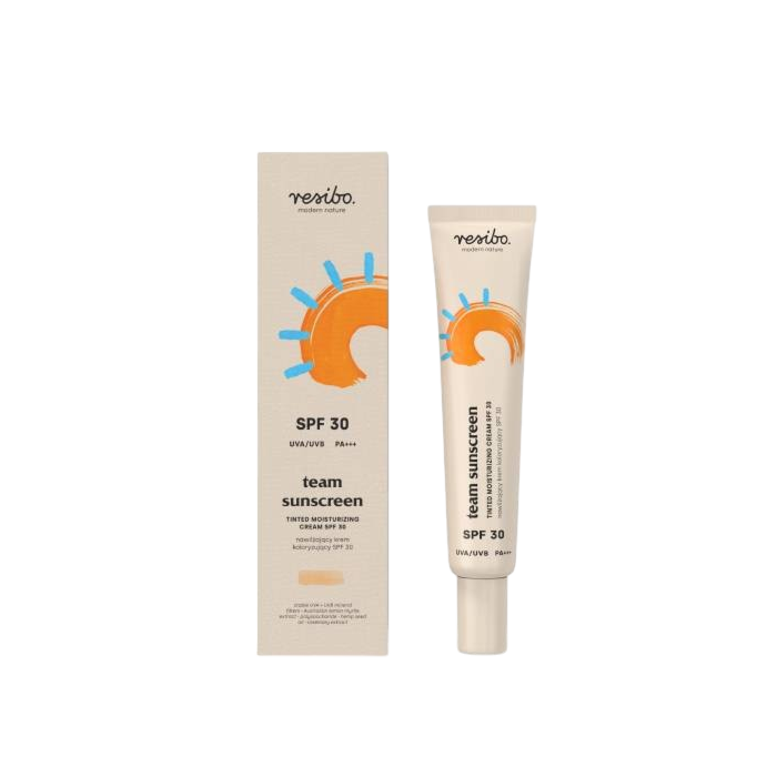 Resibo Team Sunscreen Nawilżający krem koloryzujący SPF30