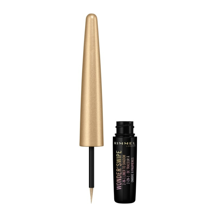 Rimmel Wonder`Swipe 2in1 Metaliczny eyeliner i cień do powiek, 003 Ballin